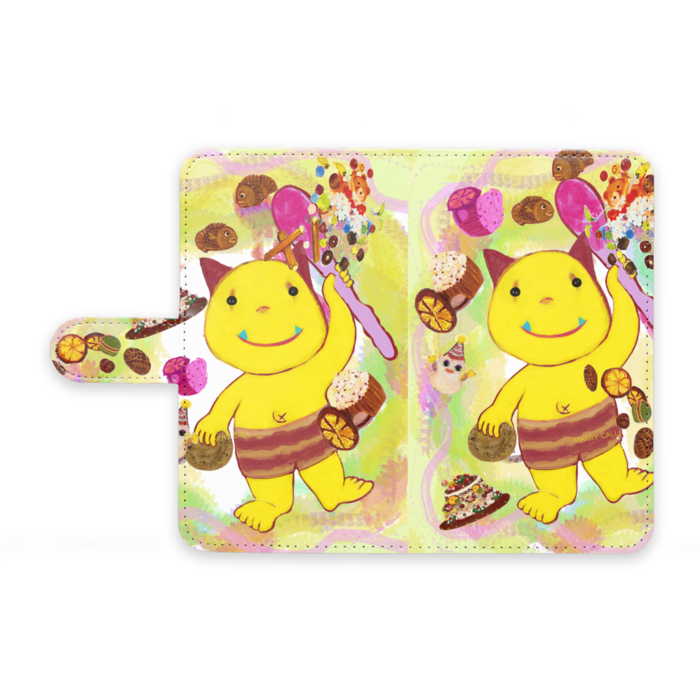 手帳型Androidケース - M - ストラップ穴 なし