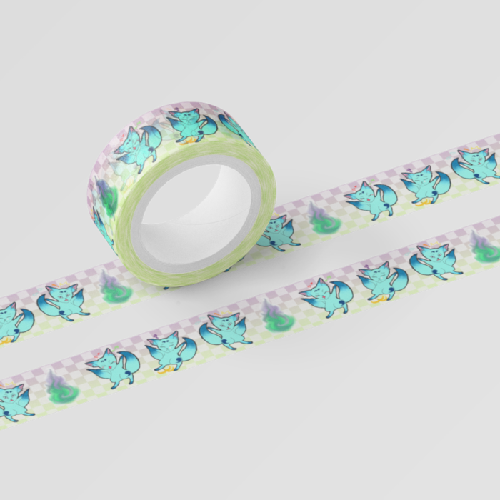 紺狐☆マスキングテープ　ろ