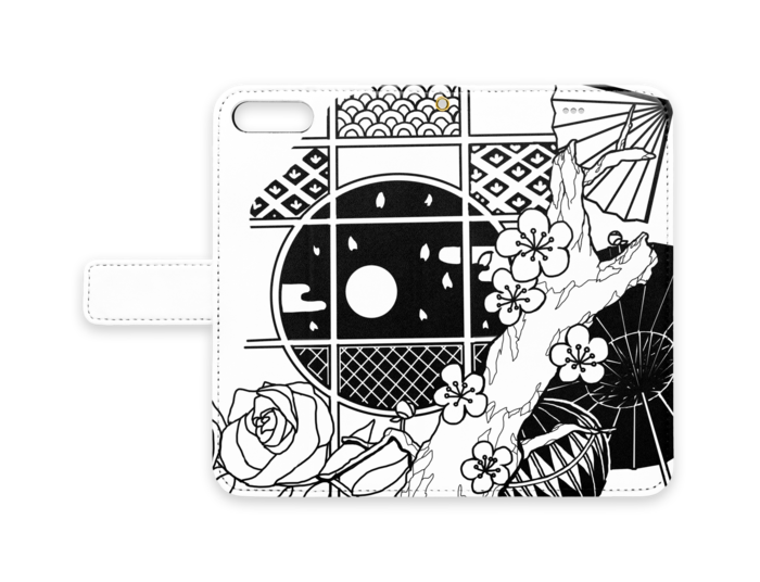 手帳型iPhoneケース - iPhone7 Plus - ストラップ穴 あり