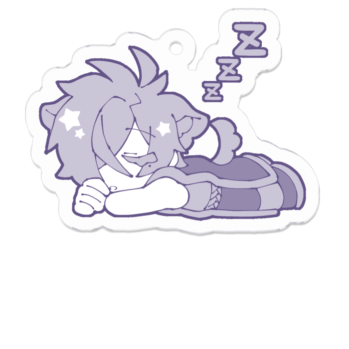 アクリルキーホルダー - 50 x 50 (mm)