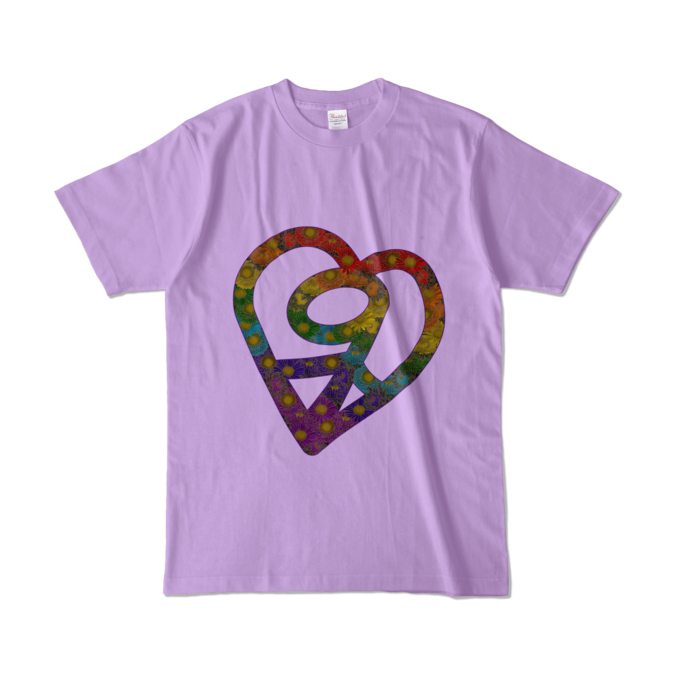 カラーTシャツ - L - ライトパープル (淡色)
