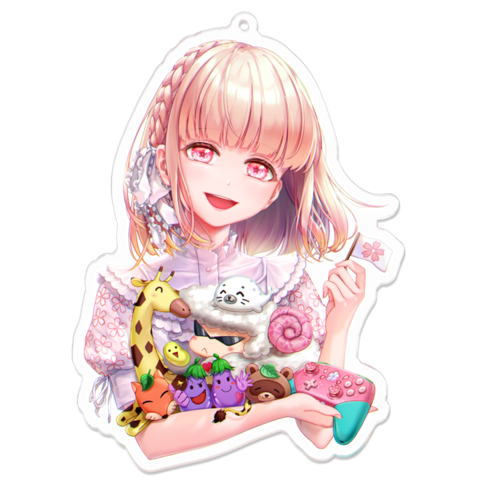 アクリルキーホルダー - 100 x 100 (mm)