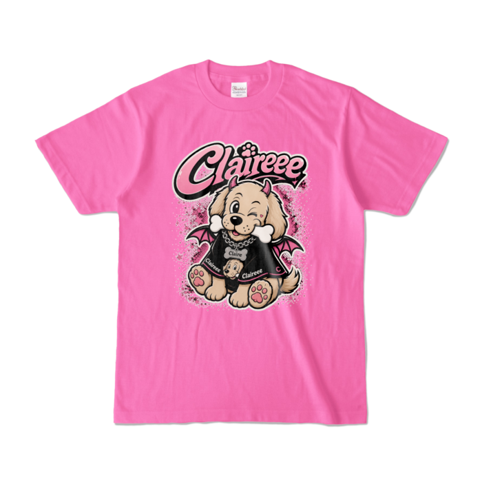 カラーTシャツ - S - ピンク (濃色)