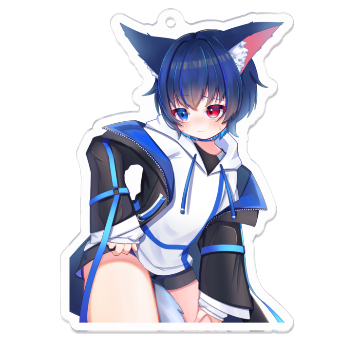 アクリルキーホルダー（コーティング） - 70 x 70 (mm)