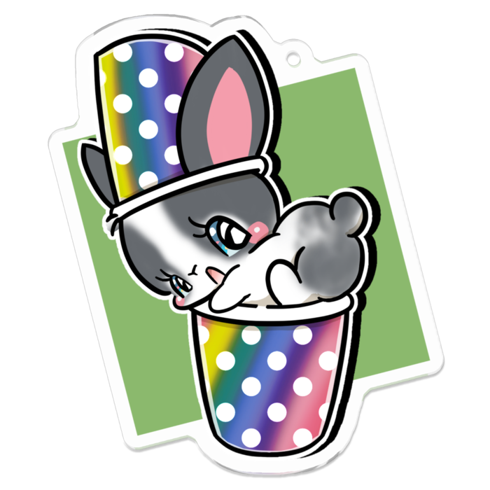 アクリルキーホルダー - 70 x 70 (mm)