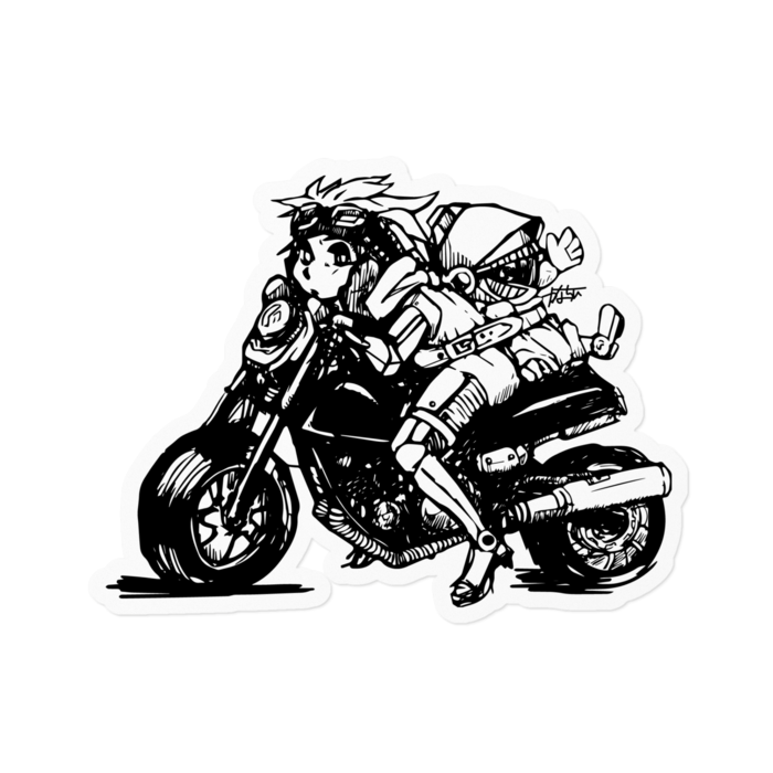 ステッカー - 160 x 160 (mm)