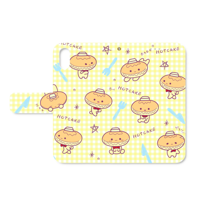 手帳型iPhoneケース - iPhone XS / X - ストラップ穴 あり