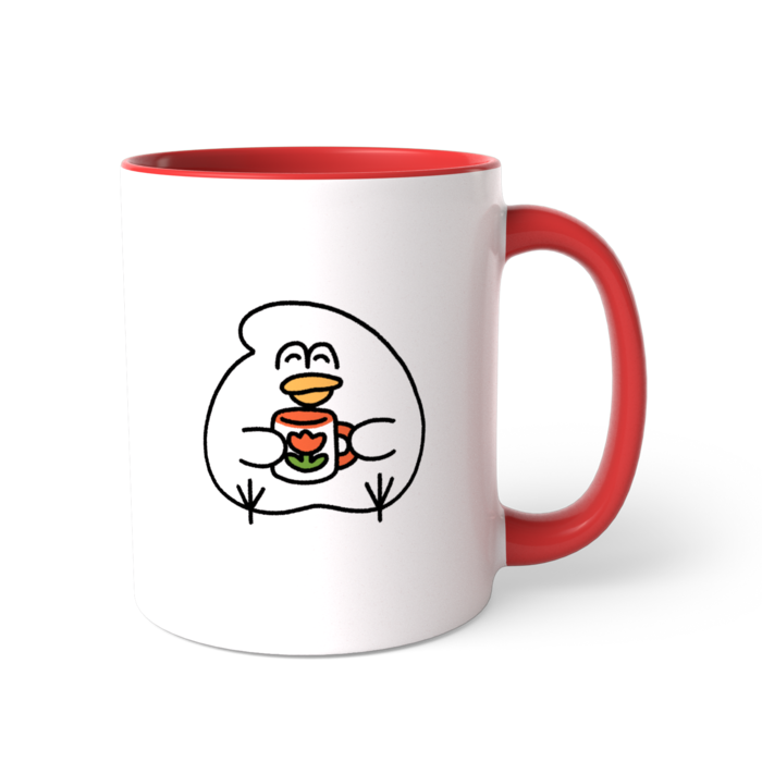 ツートンカラーマグカップ - 直径 8.2cm / 高さ 9.5cm