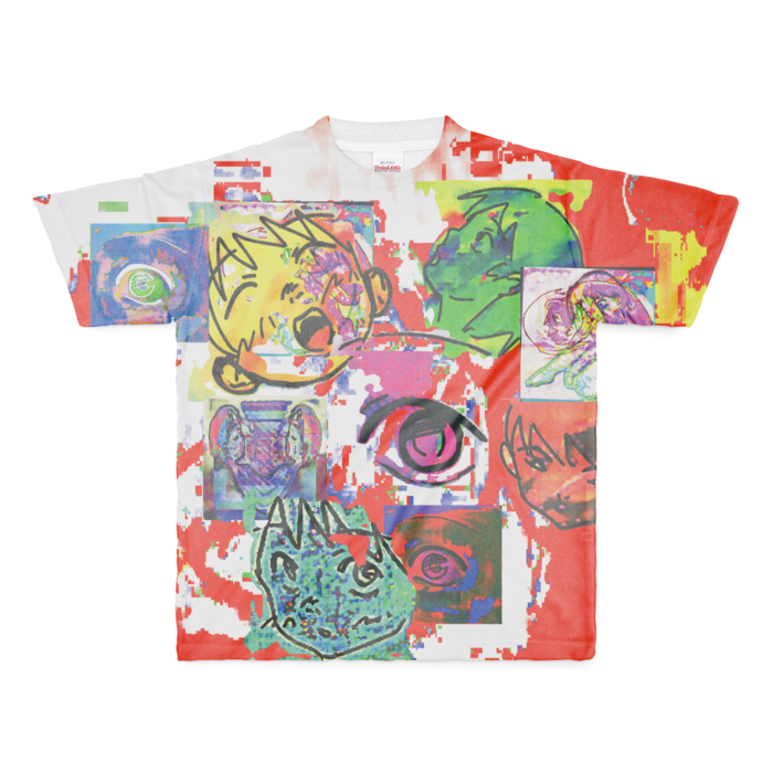 フルグラフィックTシャツ - M - 両面印刷