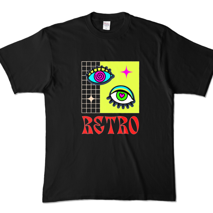 カラーTシャツ - XL - ブラック (濃色)