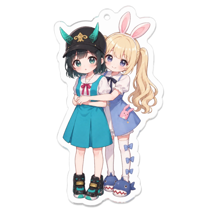 アクリルキーホルダー - 70 x 70 (mm)