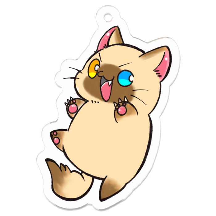 アクリルキーホルダー - 50 x 50 (mm)