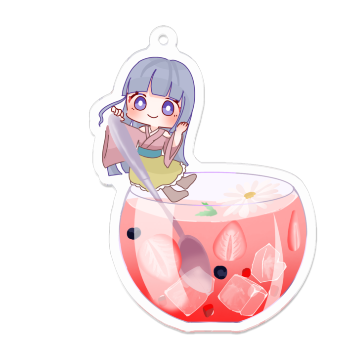 アクリルキーホルダー - 70 x 70 (mm)