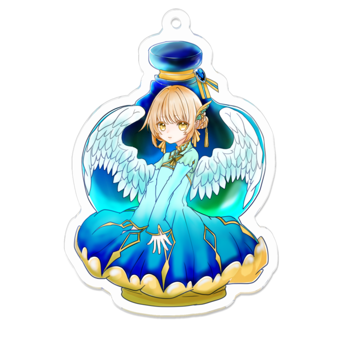 アクリルキーホルダー - 70 x 70 (mm)