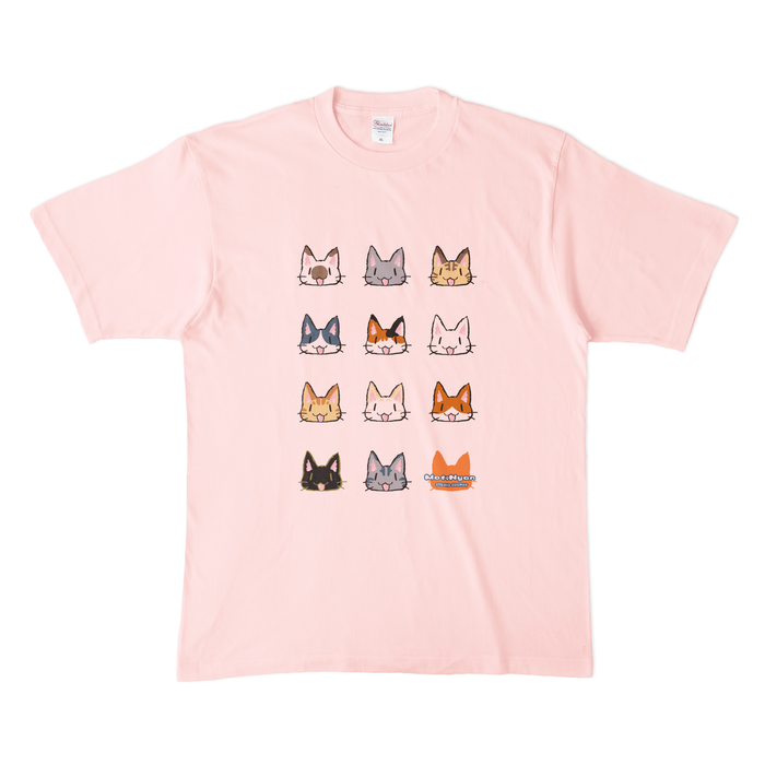 カラーTシャツ(淡色) - XL - ライトピンク