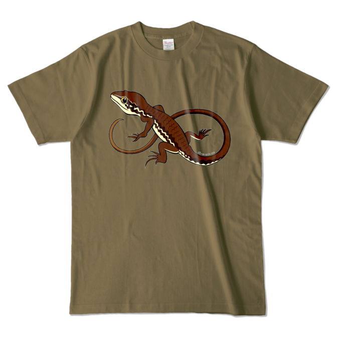 カラーTシャツ - L - オリーブ (濃色)