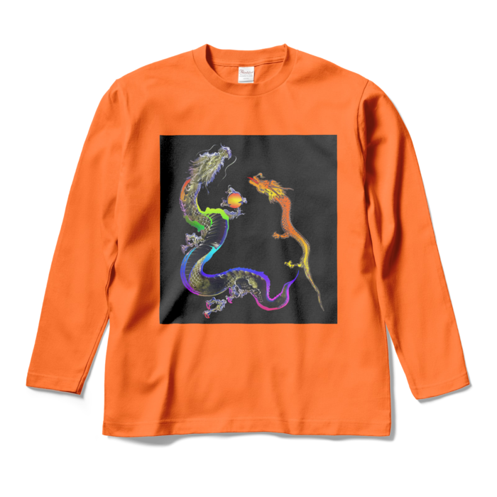 ロングスリーブTシャツ - M - オレンジ