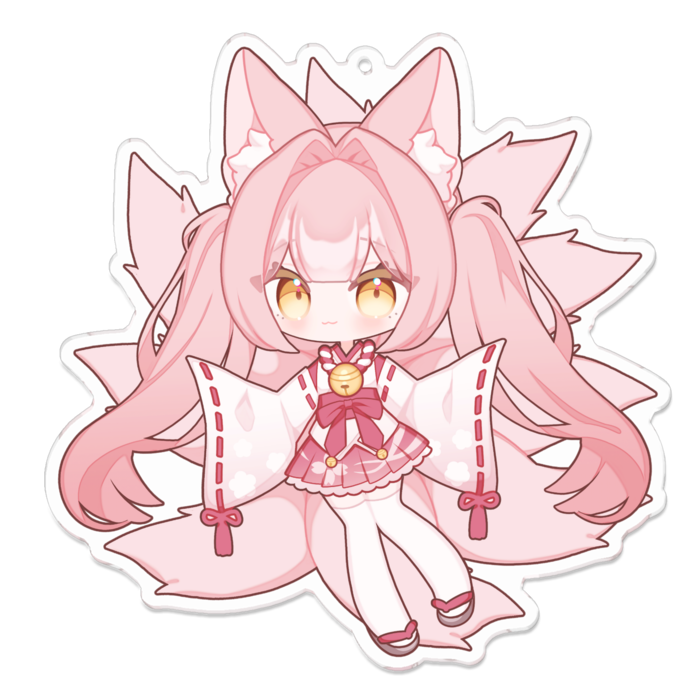 アクリルキーホルダー - 100 x 100 (mm)