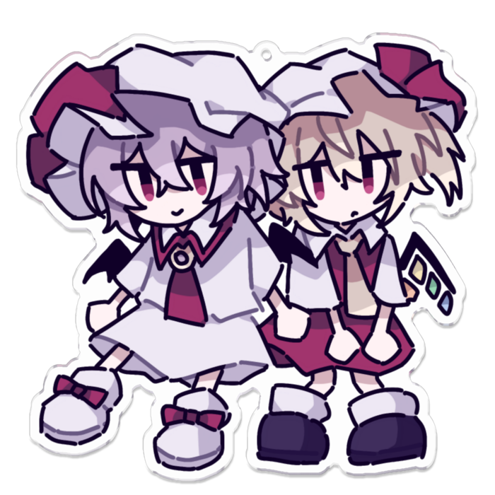 アクリルキーホルダー - 100 x 100 (mm)