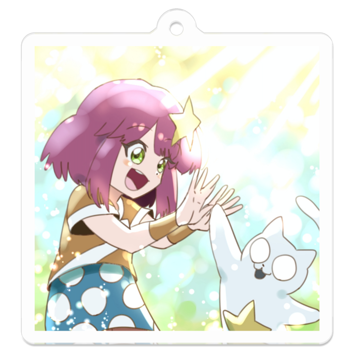 アクリルキーホルダー - 50 x 50 (mm)