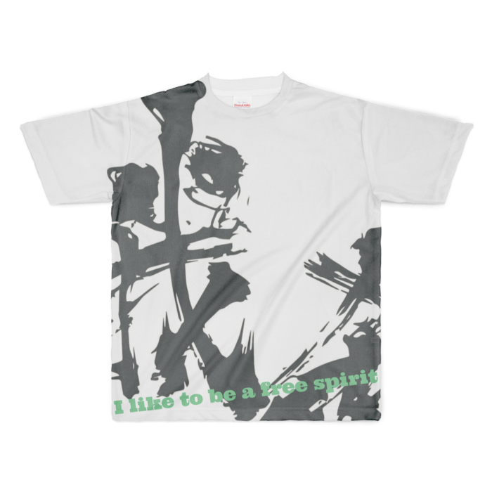 フルグラフィックTシャツ - XL - 正面印刷のみ