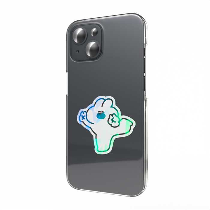 ホログラムスマホステッカー - 縦