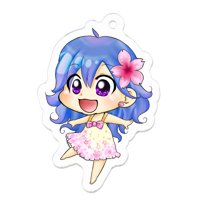 アクリルキーホルダー - 50 x 50 (mm)