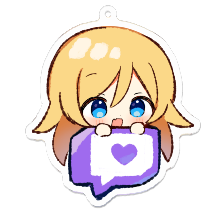 アクリルキーホルダー - 70 x 70 (mm)