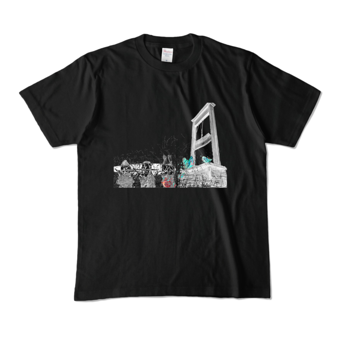 GUILLOTINE TEE / BLK -SIZE M-