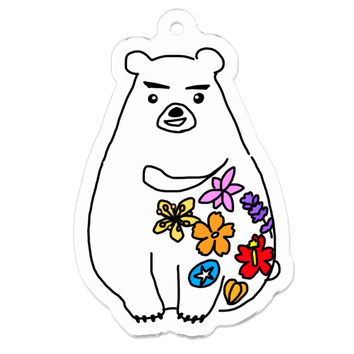 アクリルキーホルダー - 50 x 50 (mm)