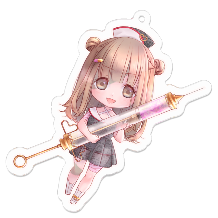 アクリルキーホルダー - 70 x 70 (mm)