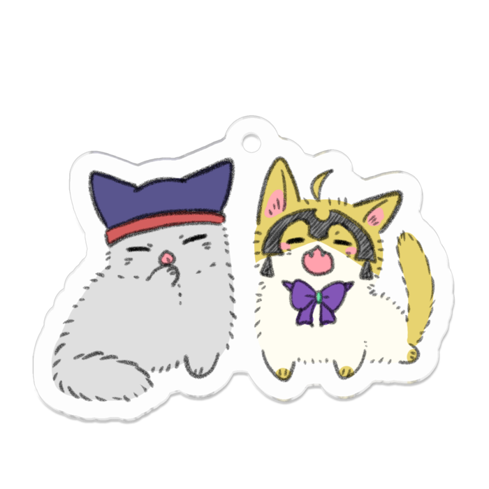 アクリルキーホルダー - 50 x 50 (mm)