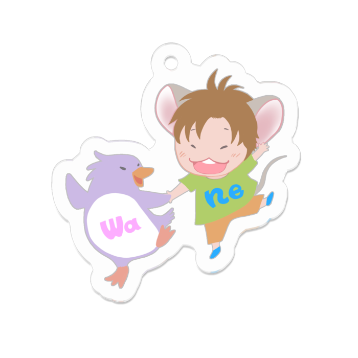 アクリルキーホルダー - 50 x 50 (mm)