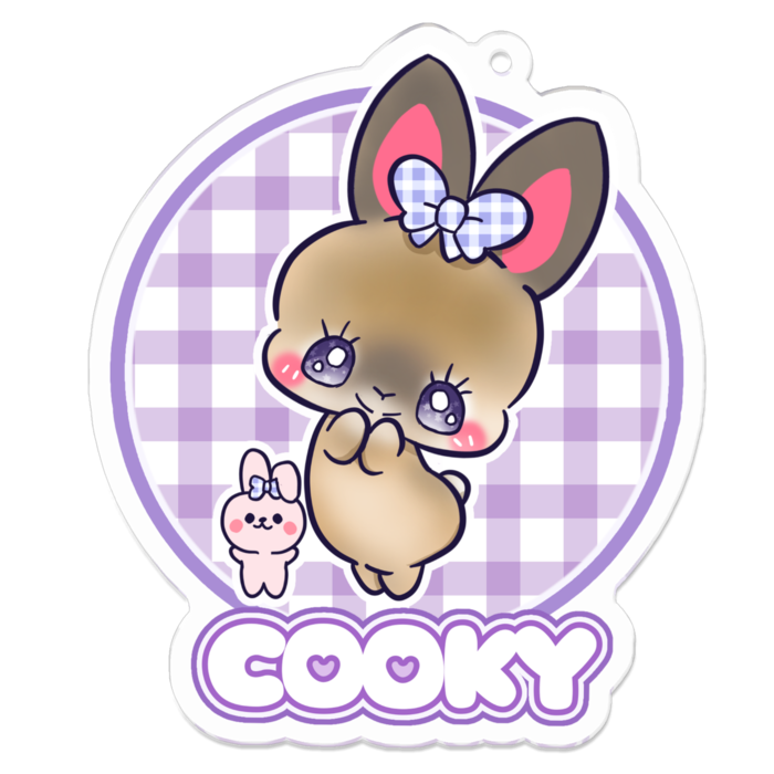 アクリルキーホルダー - 70 x 70 (mm)