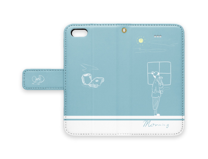 手帳型iPhoneケース - iPhone 5 / 5s / SE - ストラップ穴 あり