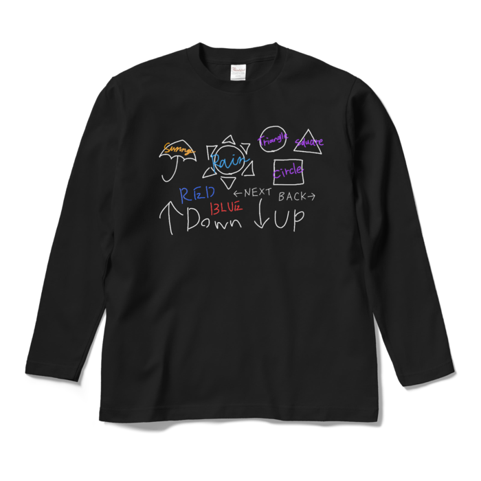 ロングスリーブTシャツ - M - ブラック