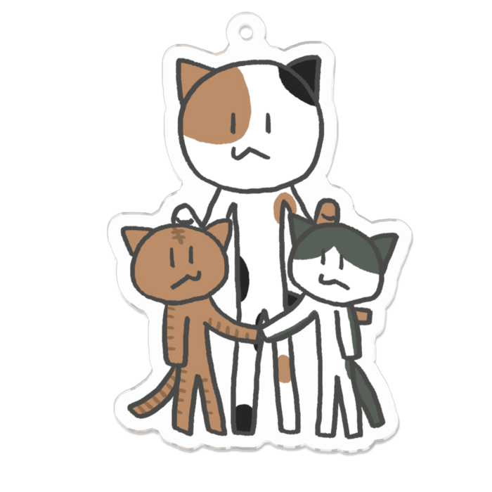 アクリルキーホルダー - 70 x 70 (mm)