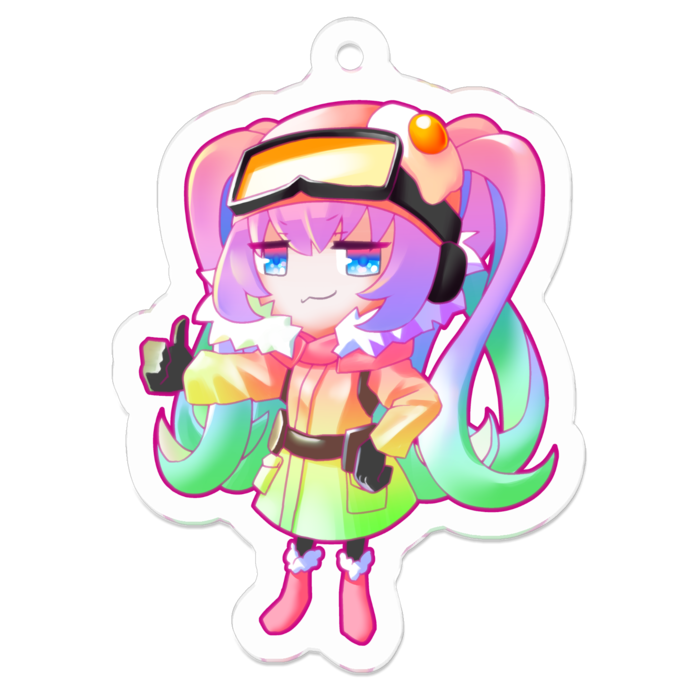 アクリルキーホルダー - 50 x 50 (mm)