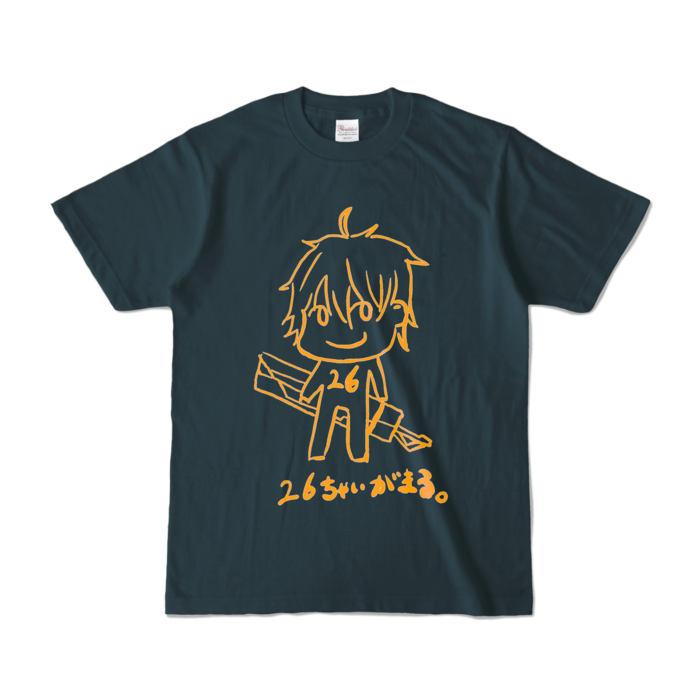 カラーTシャツ - S - デニム (濃色)