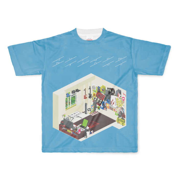 フルグラフィックTシャツ - L - 両面印刷