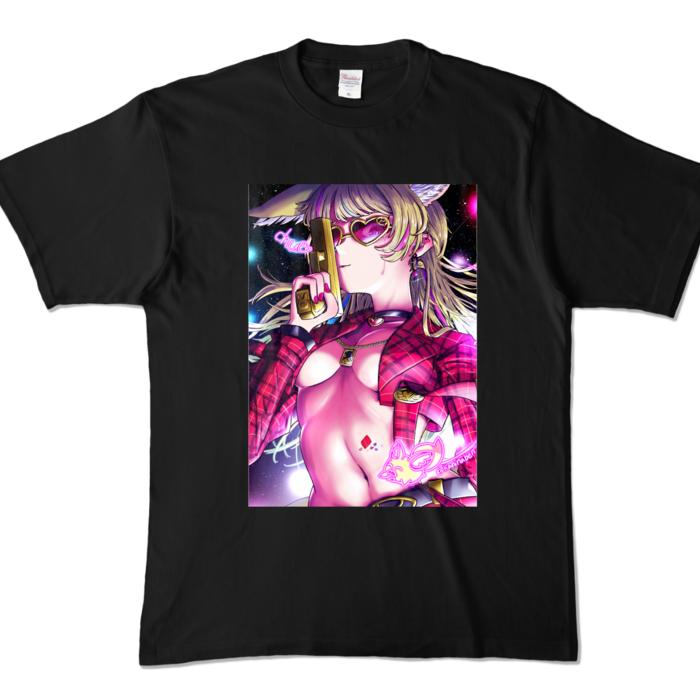 カラーTシャツ - XL - ブラック (濃色)