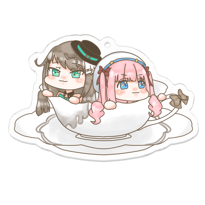 アクリルキーホルダー - 70 x 70 (mm)