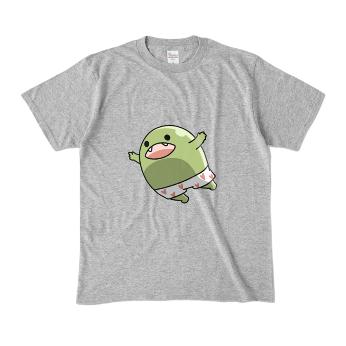 カラーTシャツ - M - 杢グレー (濃色)