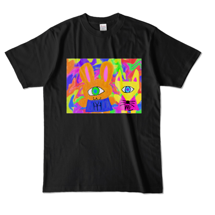 カラーTシャツ - L - ブラック (濃色)