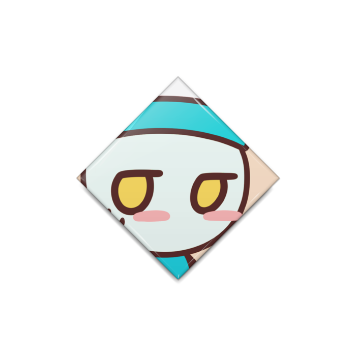 缶バッジ - ひし形40mm