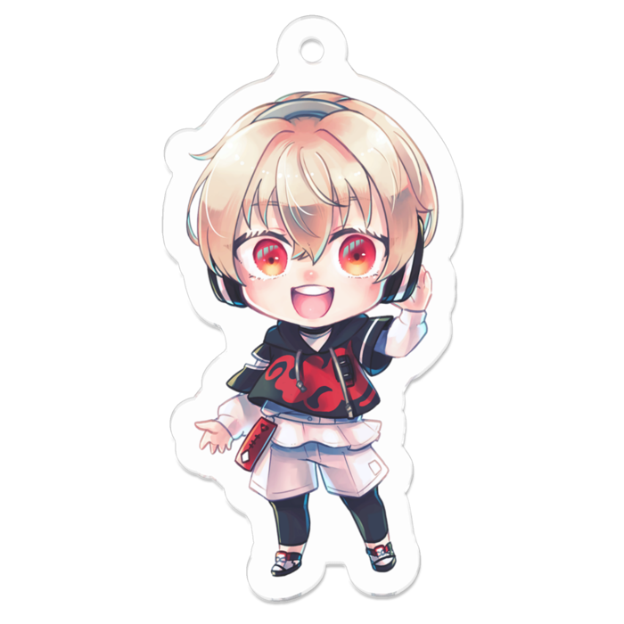 アクリルキーホルダー - 50 x 50 (mm) B