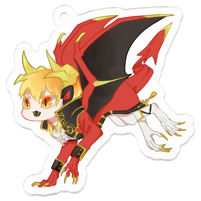 アクリルキーホルダー - 50 x 50 (mm)