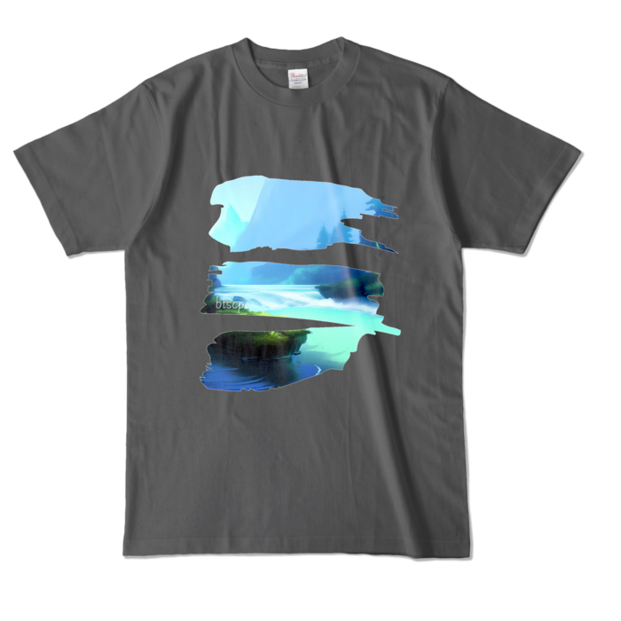 カラーTシャツ - L - チャコール (濃色)