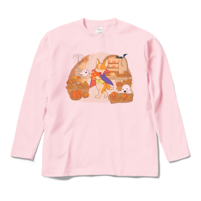 ロングスリーブTシャツ - M - ライトピンク