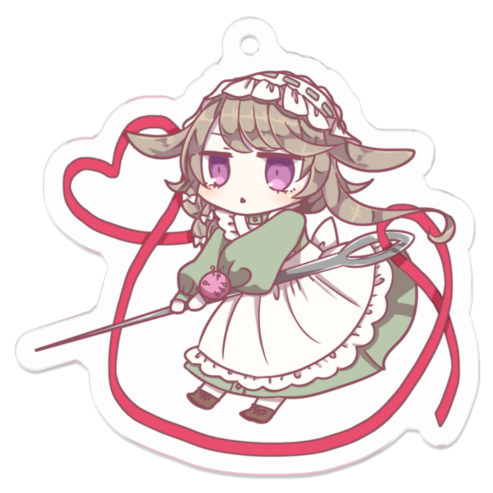 アクリルキーホルダー - 50 x 50 (mm)